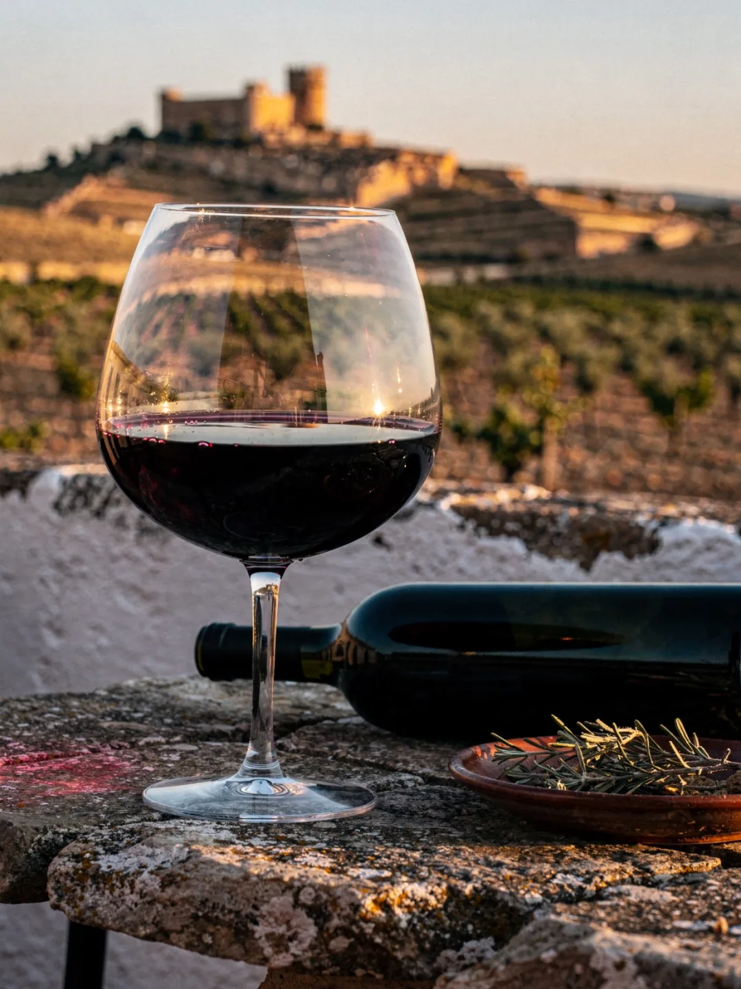Gläser in der Region Jumilla