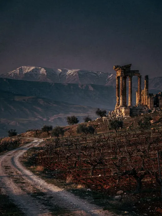Landschaft der Region Bekaa-Tal