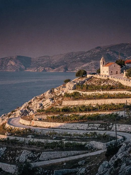 Landschaft der Region Dalmatien