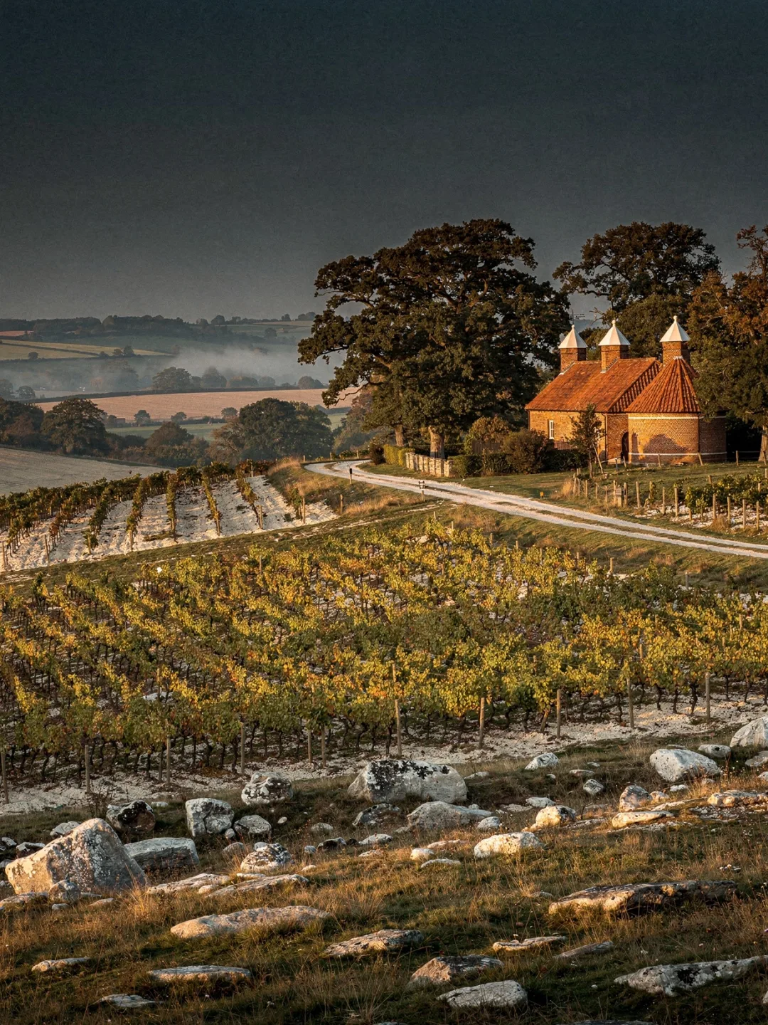 Landschaft der Region Kent