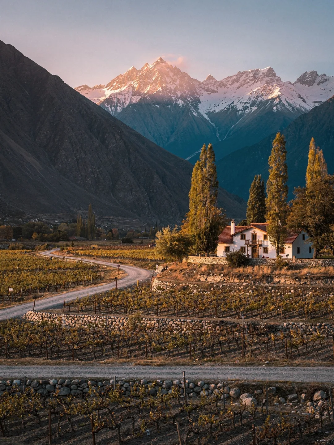 Landschaft der Region Maipo