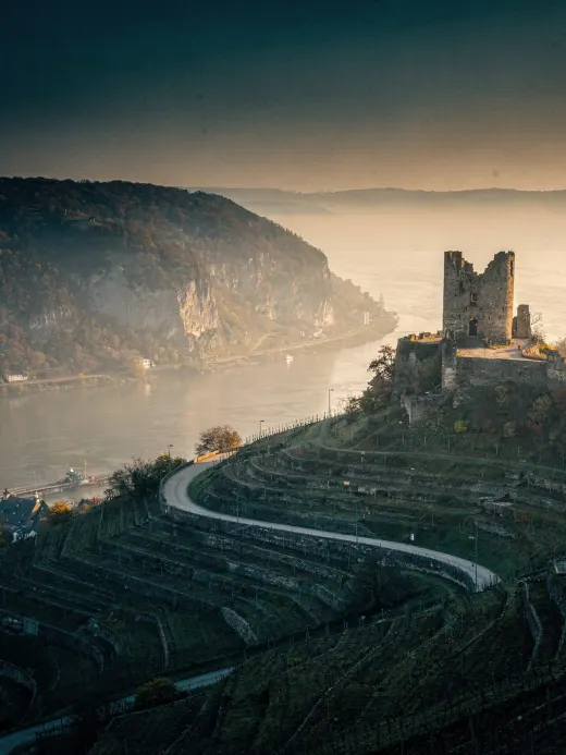 Landschaft der Region Mittelrhein