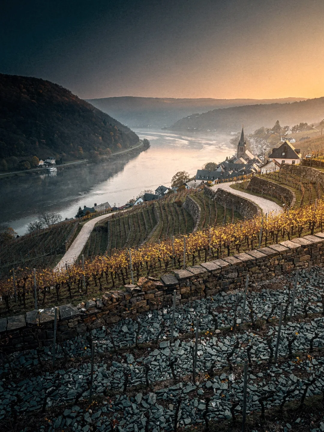 Landschaft der Region Mosel