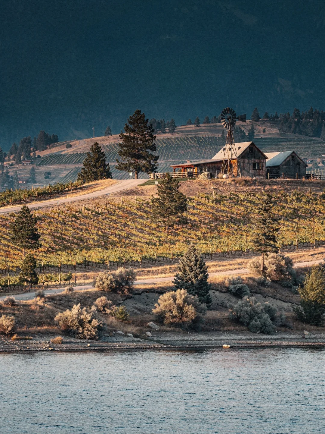 Landschaft der Region Okanagan