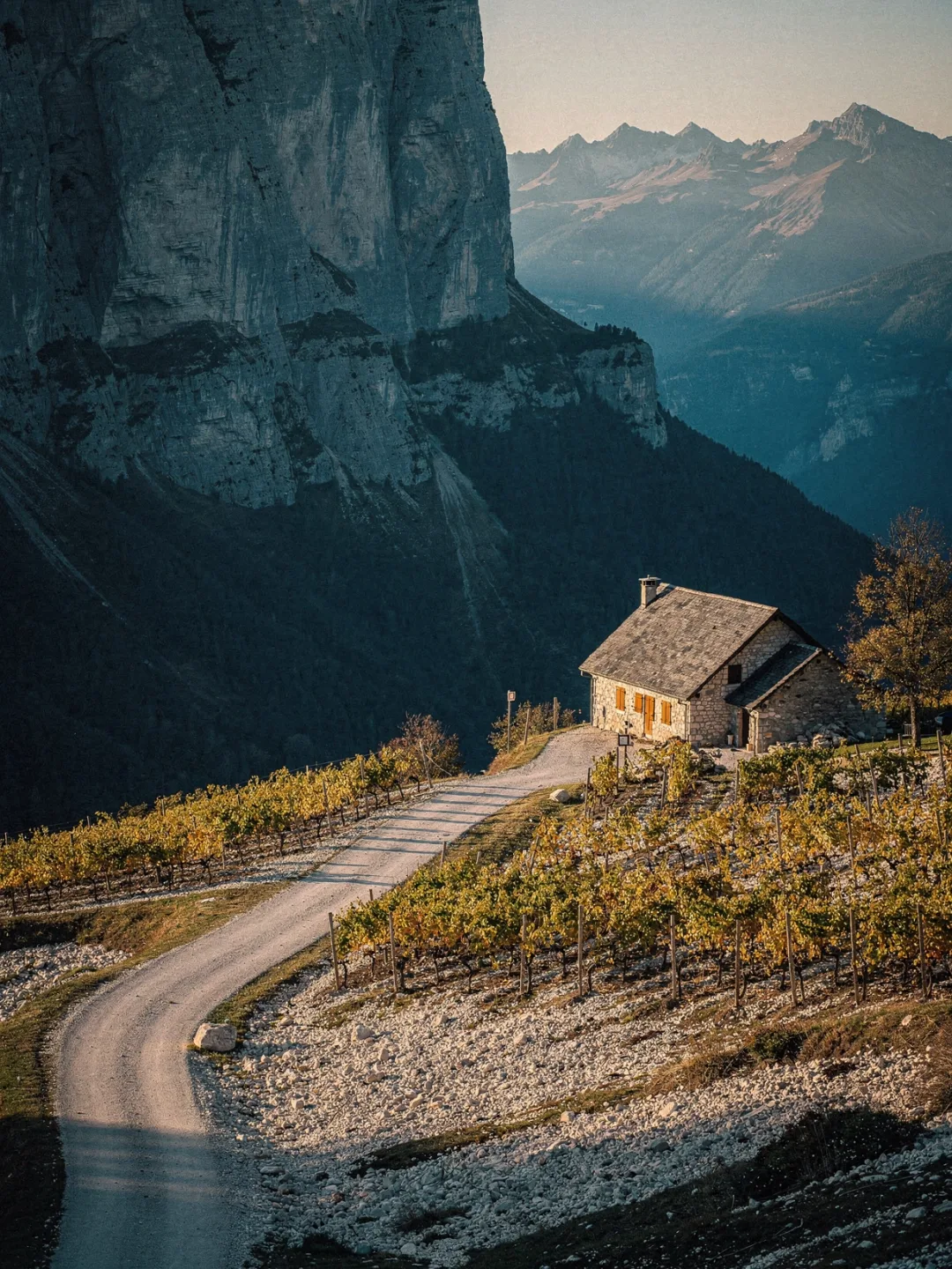 Landschaft der Region Savoyen
