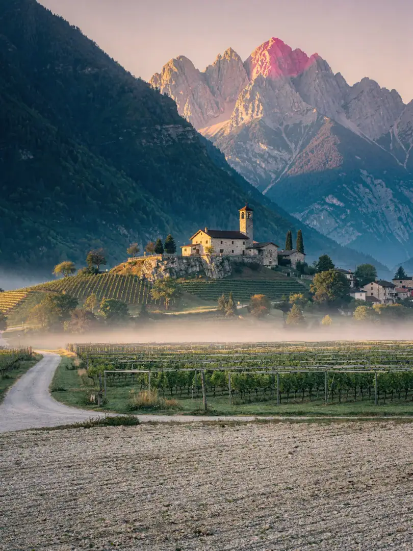 Landscape of the region Trentino