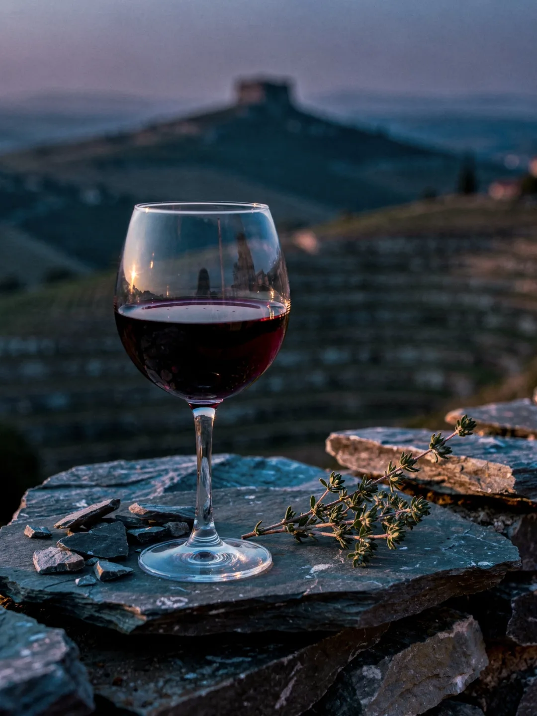 Gläser in der Region Languedoc