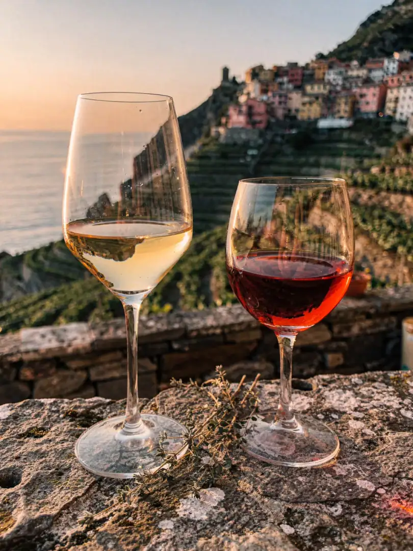 Glassware in the region Liguria