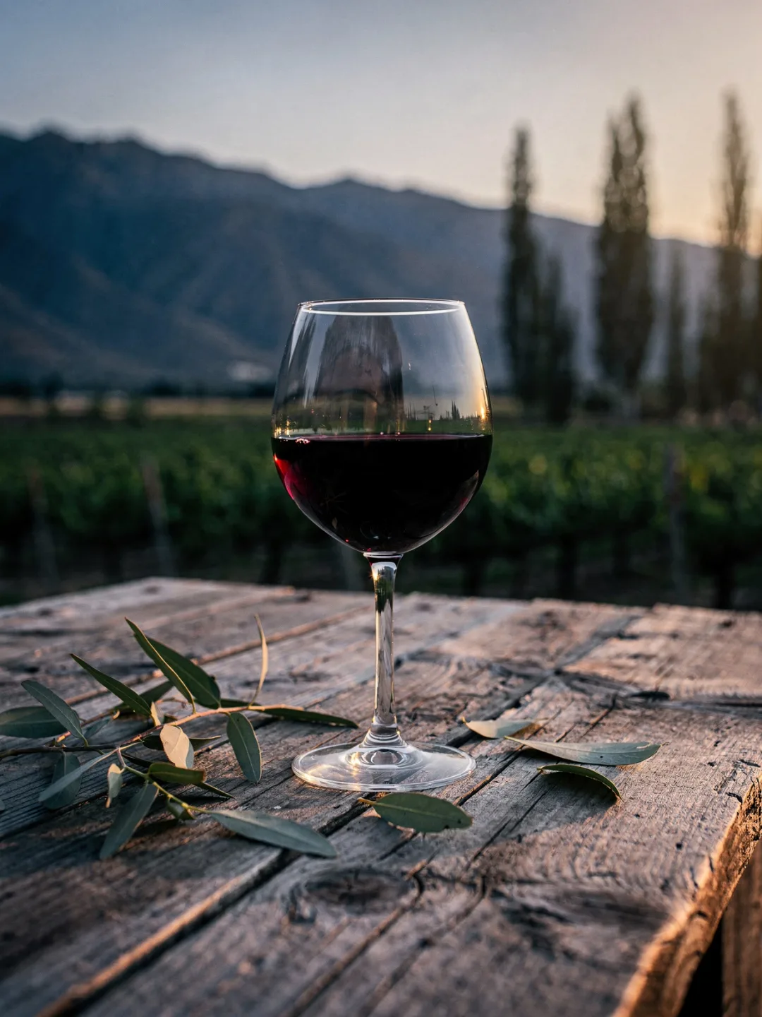 Gläser in der Region Maipo