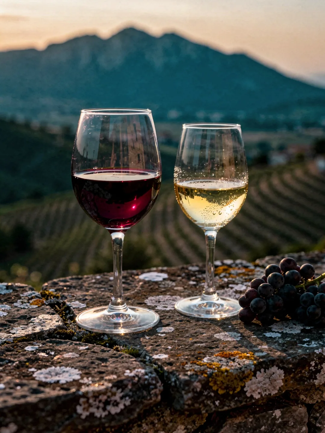 Gläser in der Region Molise
