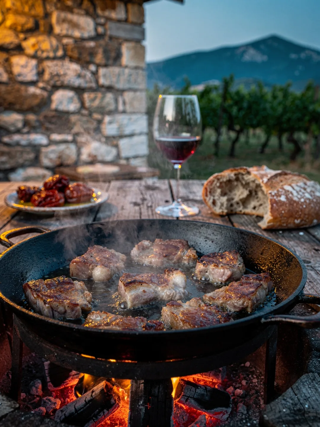 Wein & Essen in der Region Naoussa