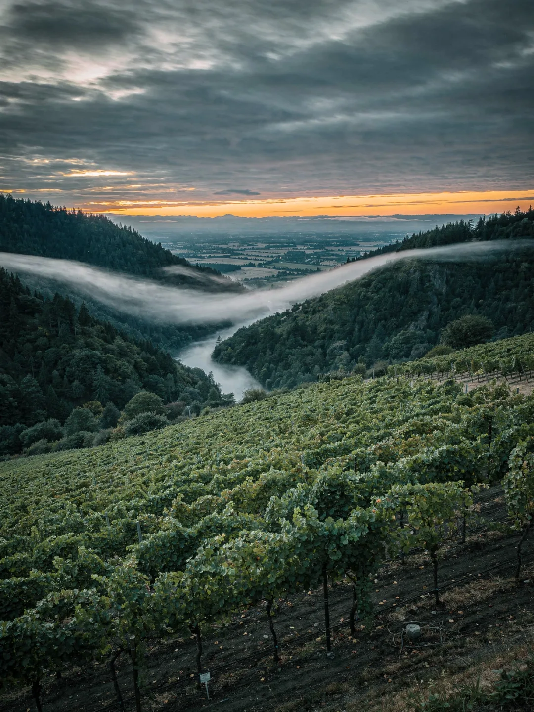 Klima in der Region Oregon