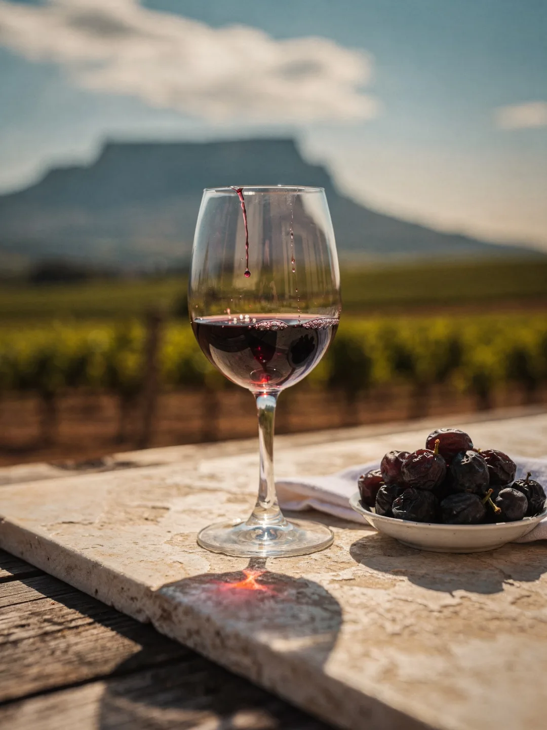 Verkosten in der Region Paarl