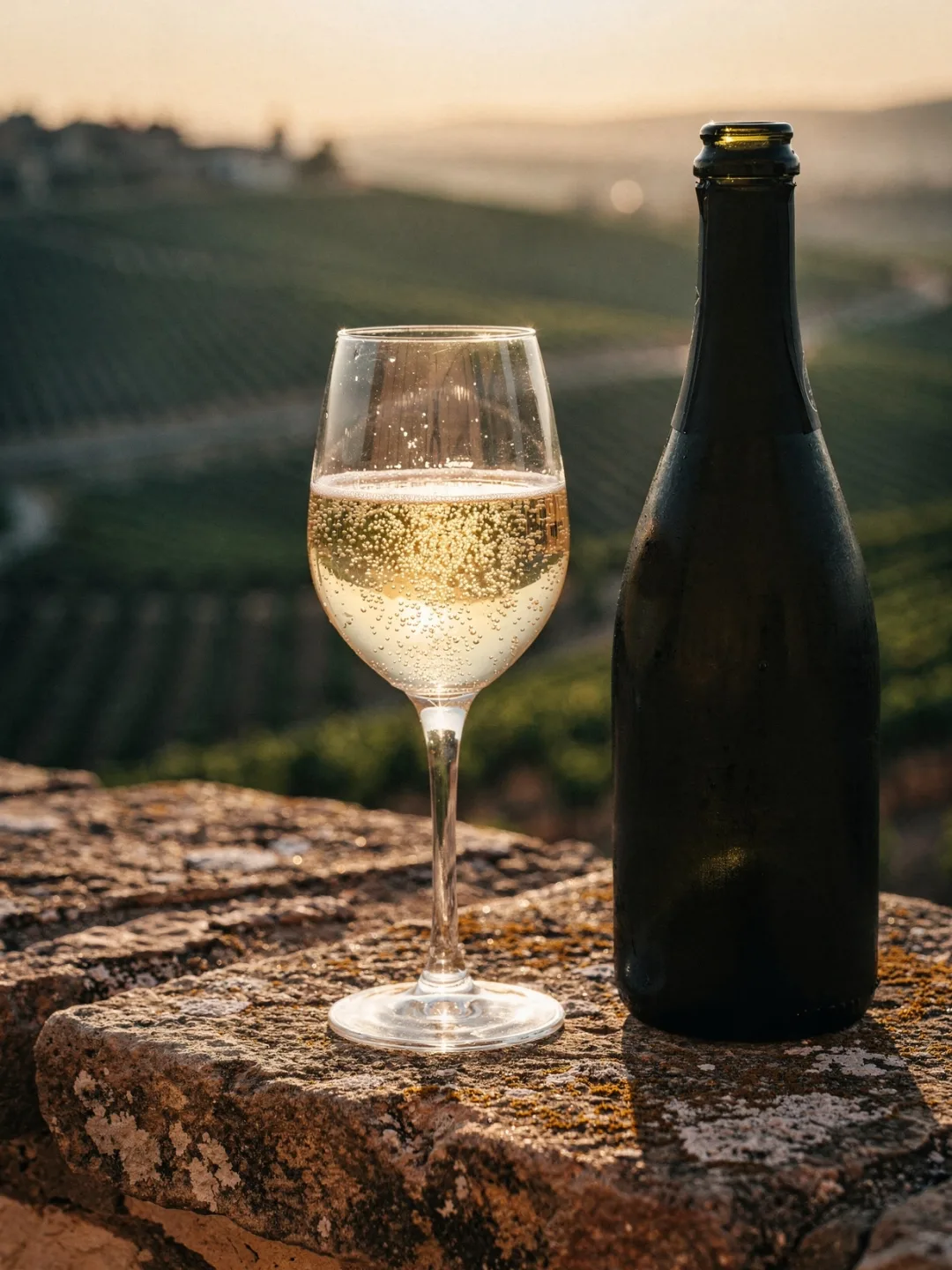 Gläser in der Region Penedès