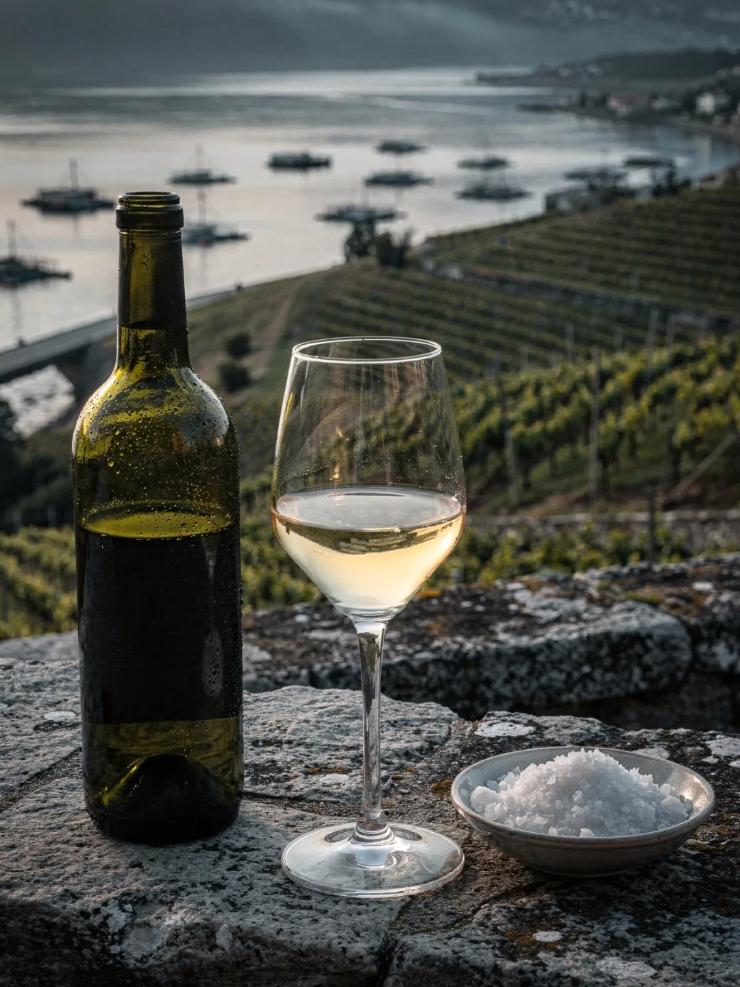 Gläser in der Region Rías Baixas