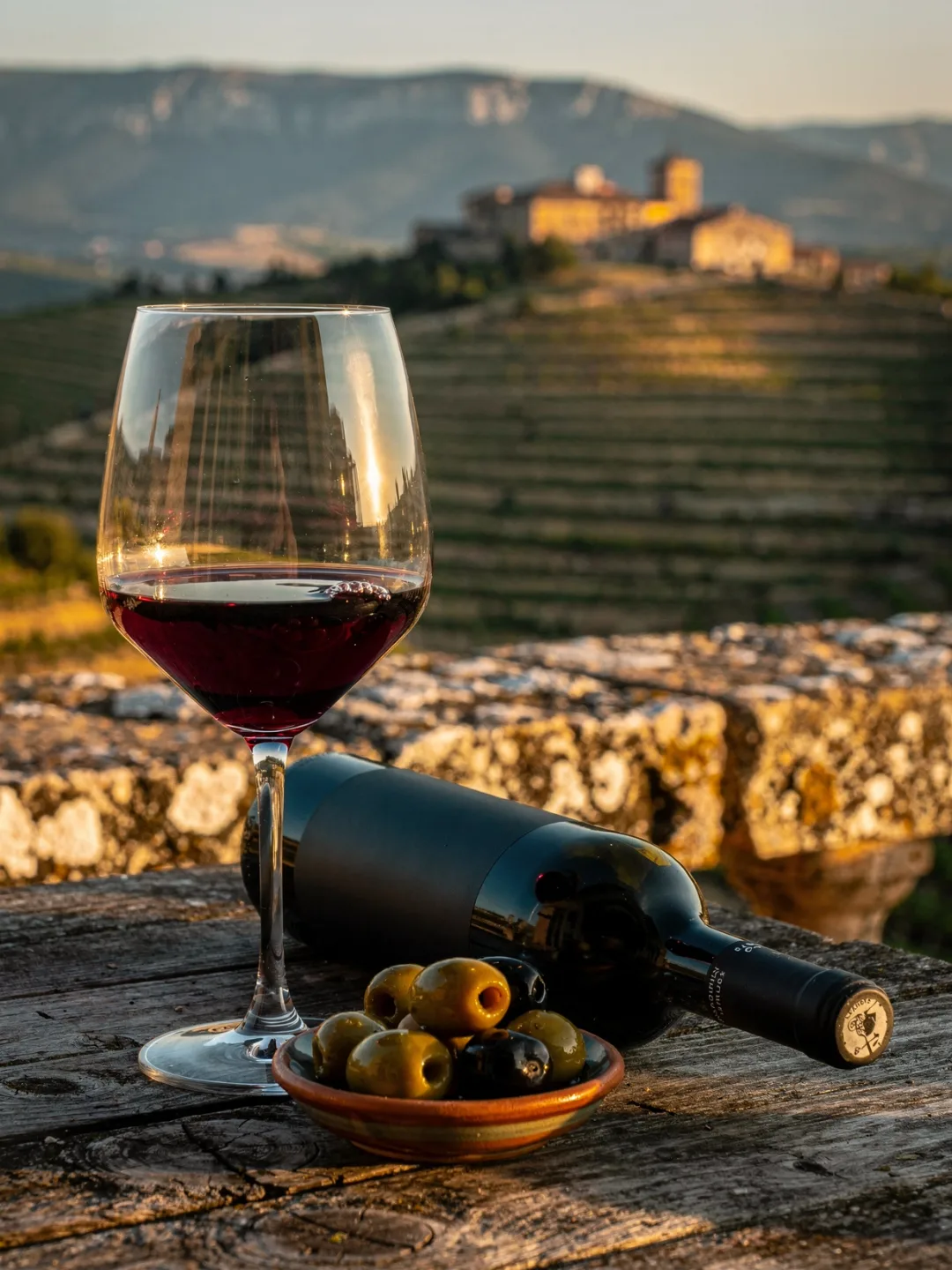 Gläser in der Region Rioja