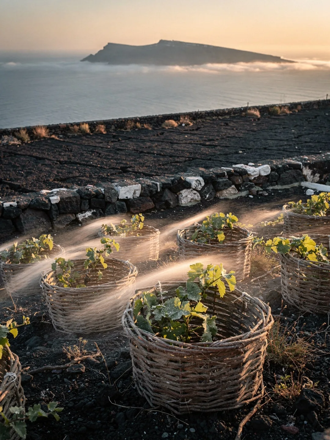Klima in der Region Santorini