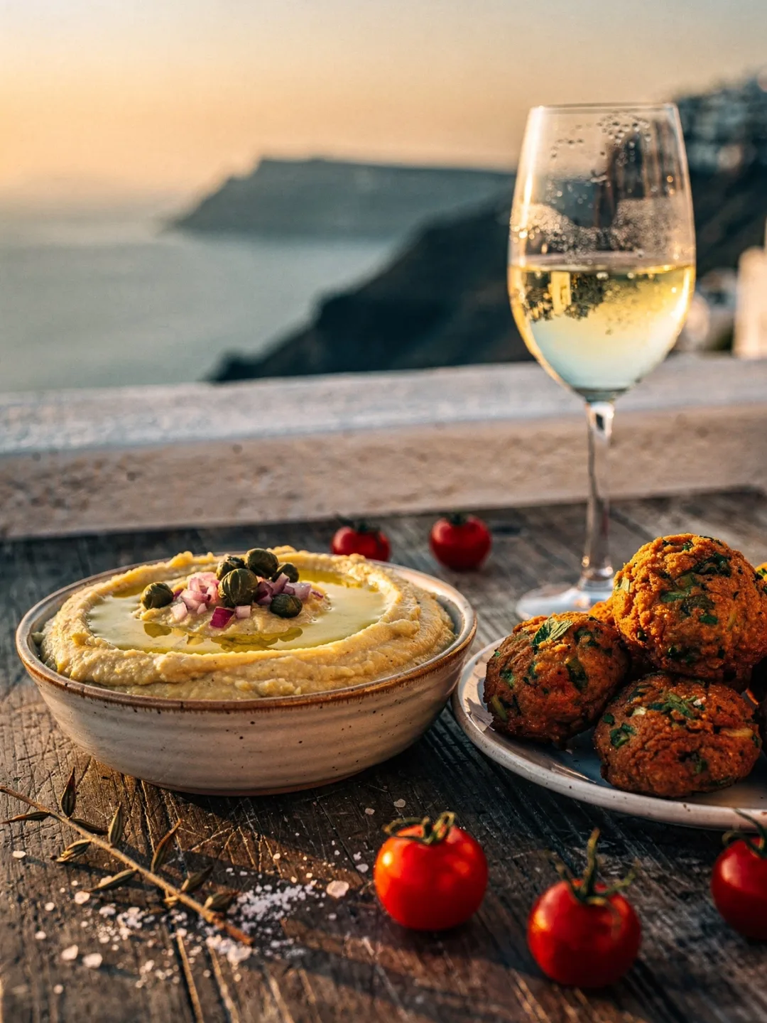 Wein & Essen in der Region Santorini