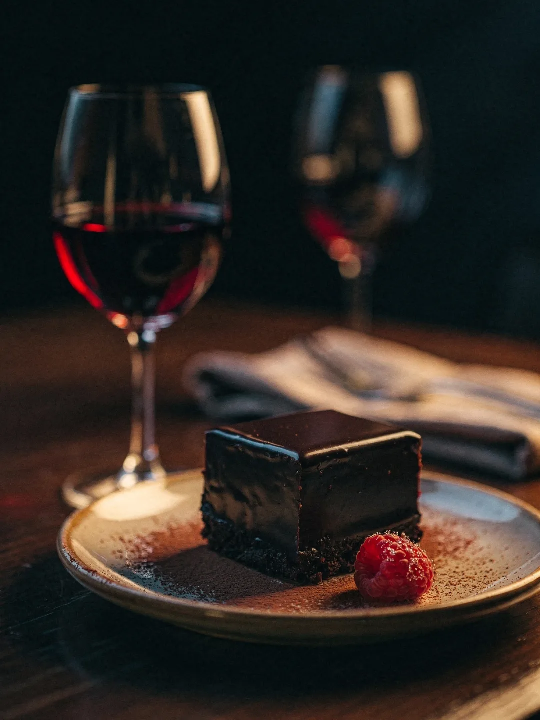Dessert und Schokolade