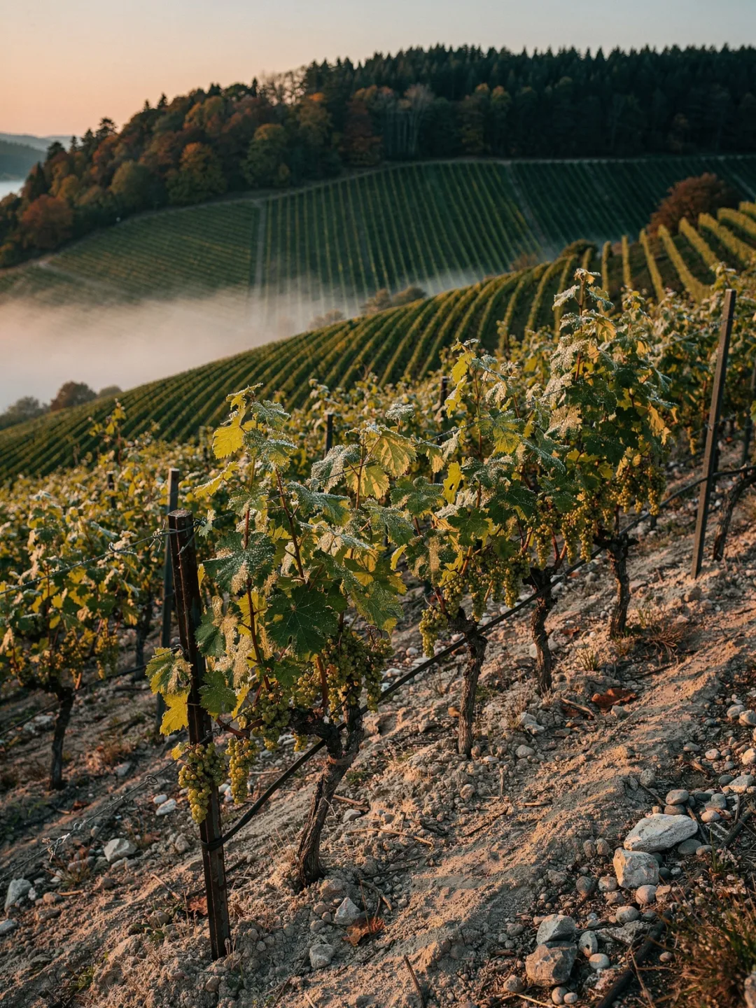 Rebsorten in der Region Traisental