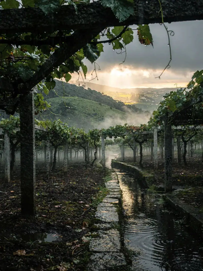 Climate in the region Vinho Verde