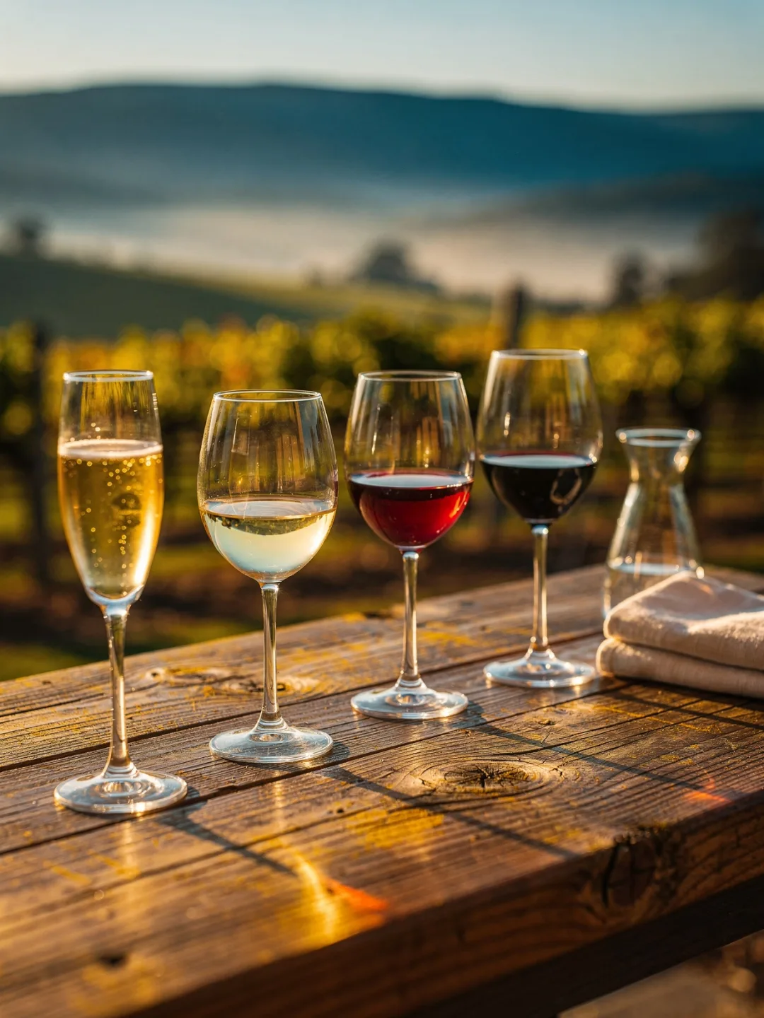 Verkosten in der Region Yarra Valley
