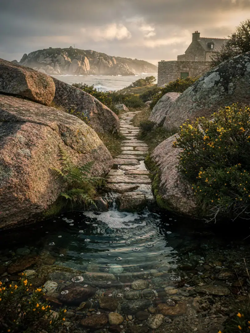 Water & Climate in the region Brittany