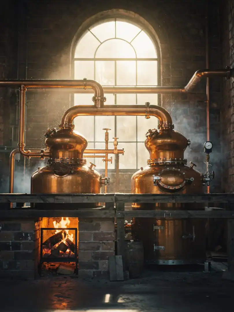 Brennen in der Region Englischer Whisky