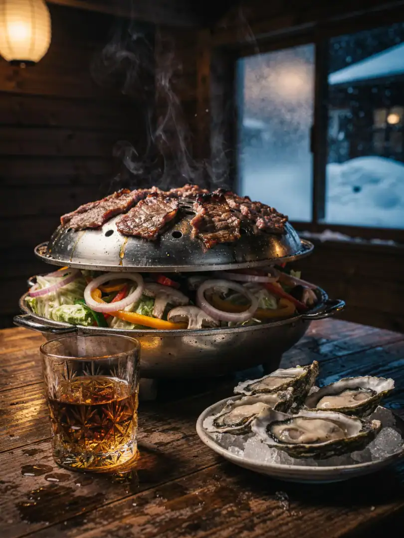 Whisky & Food in the region Hokkaido