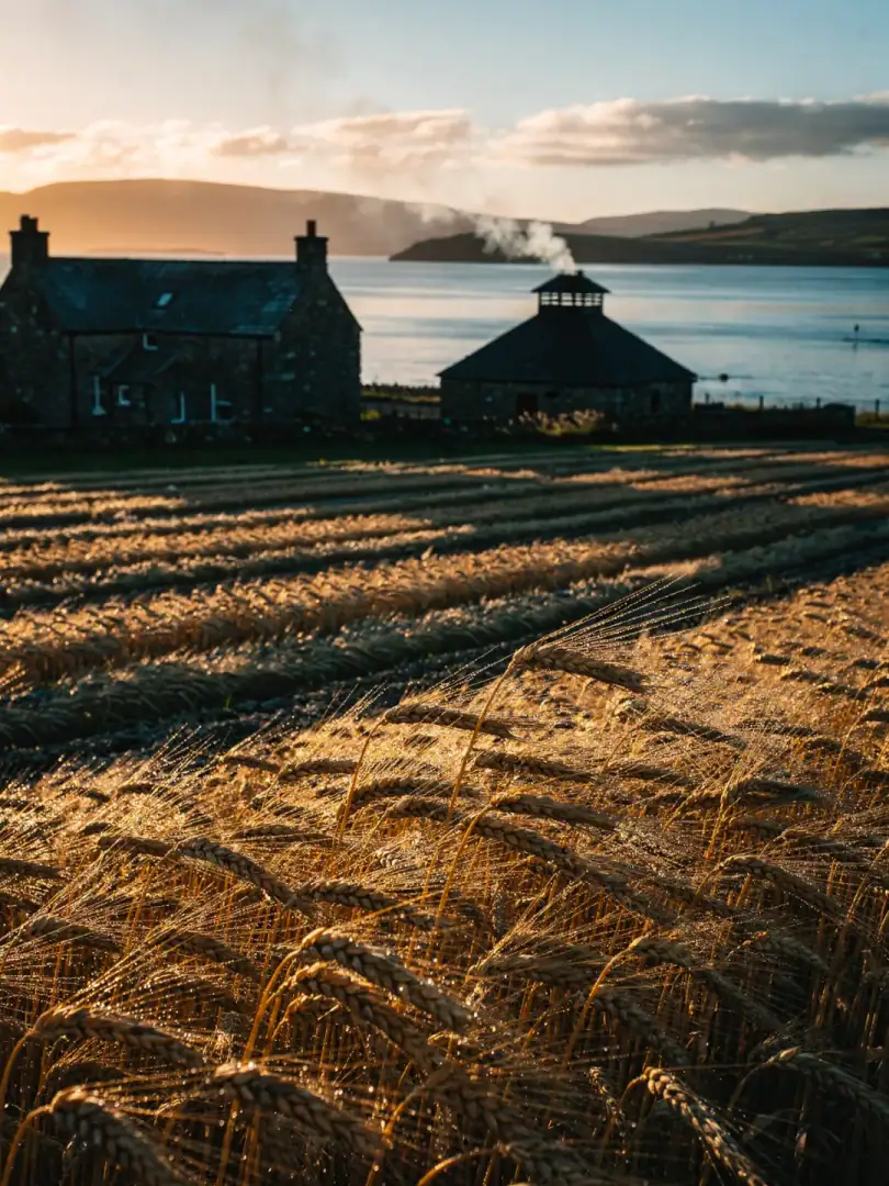 Getreide in der Region Islay
