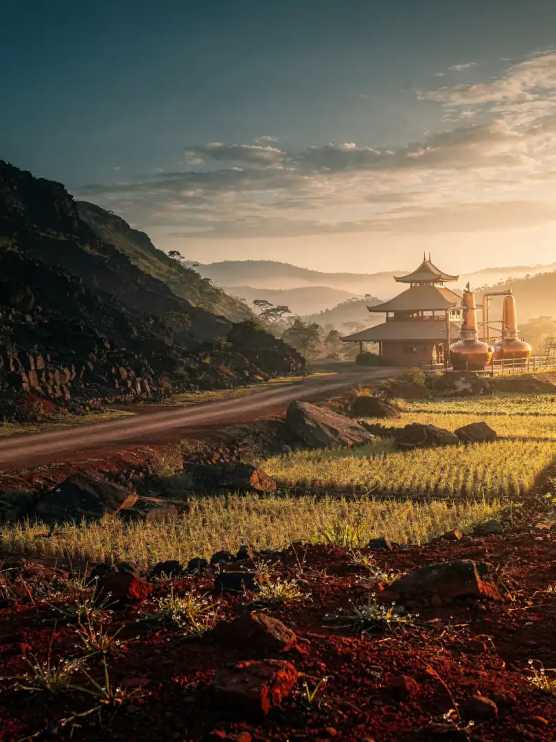 Landschaft der Region Bangalore & Goa