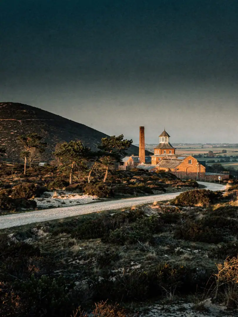 Landschaft der Region Englischer Whisky