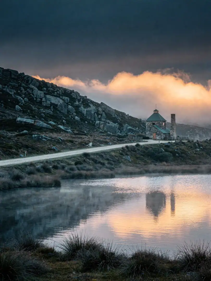 Landschaft der Region Tasmanien