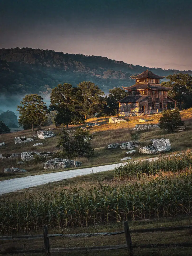 Landschaft der Region Tennessee