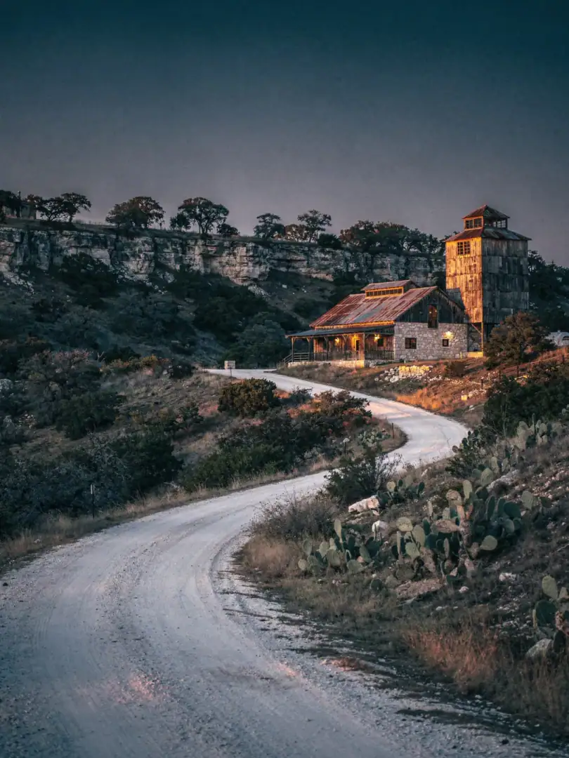 Landschaft der Region Texas