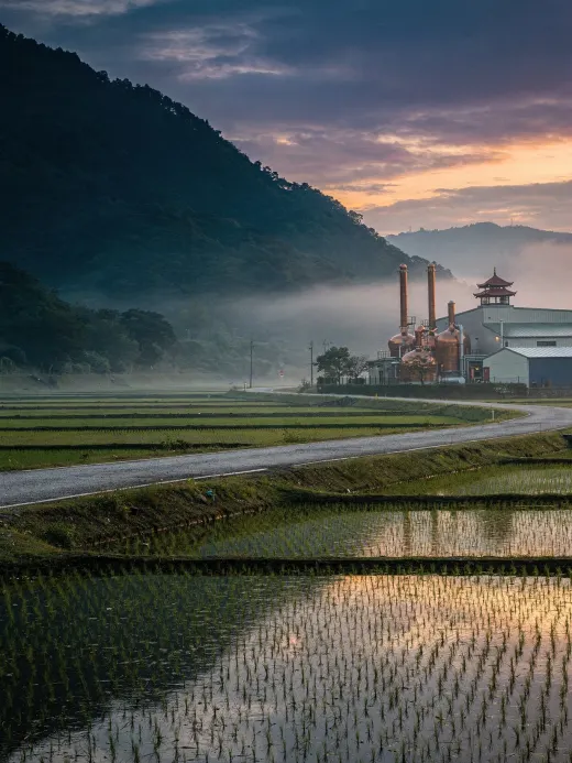 Landschaft der Region Yilan