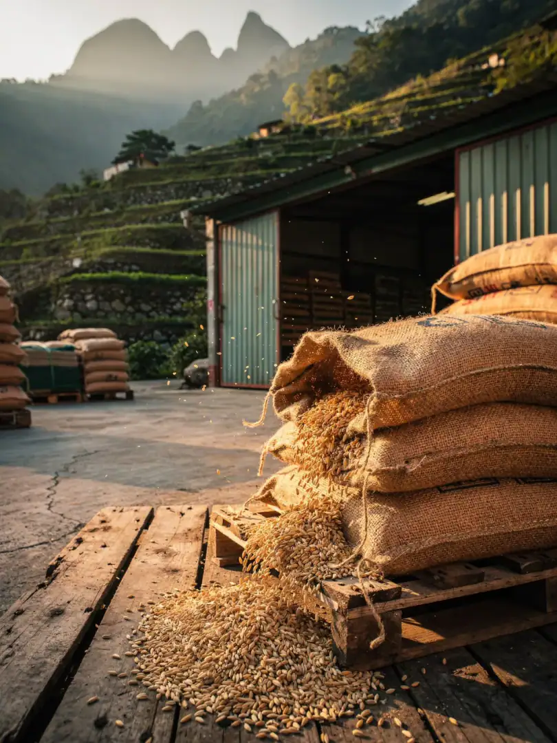 Grain in the region Nantou