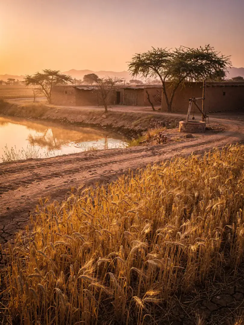 Getreide in der Region Nordindien & Rajasthan