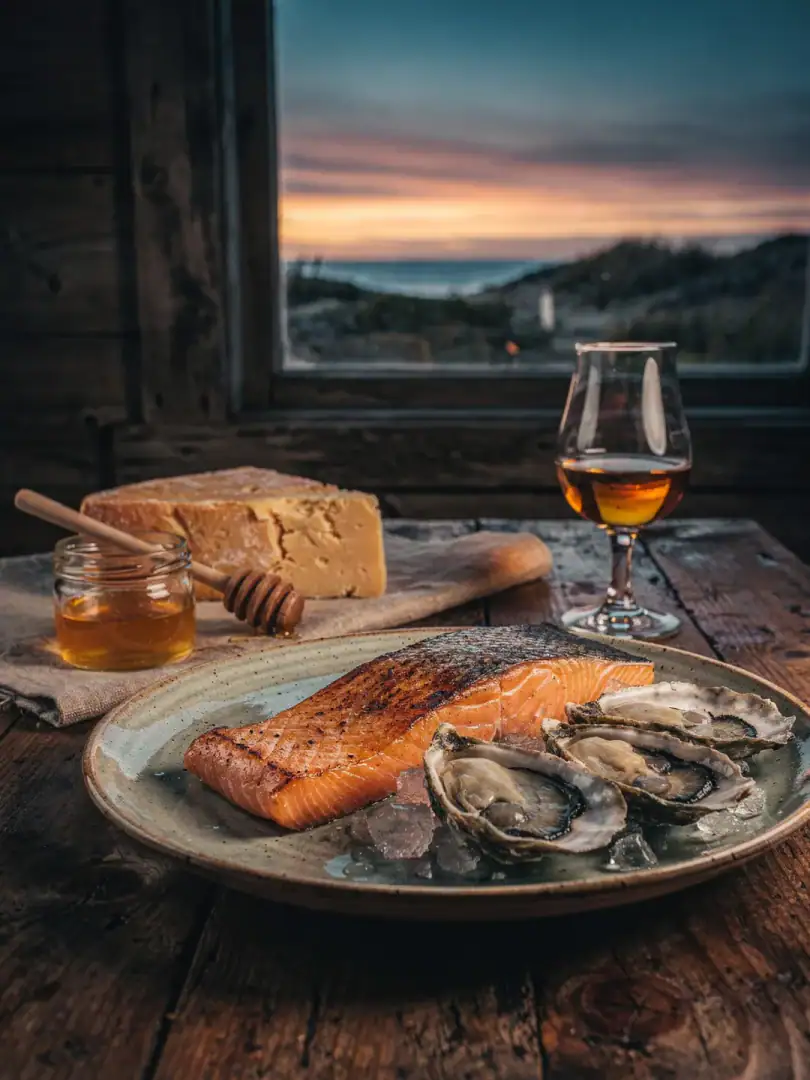 Whisky & food in the region Tasmania