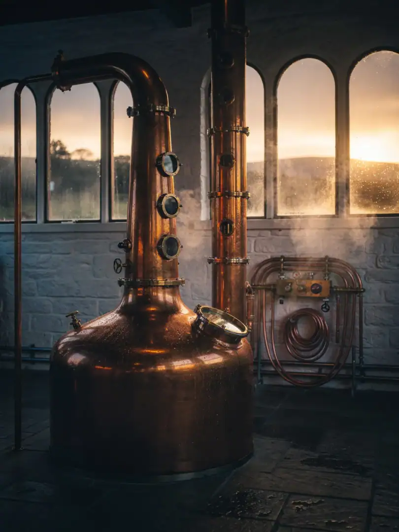 Brennen in der Region Walisischer Whisky