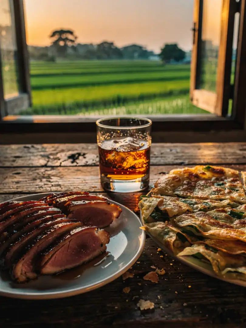 Whisky & Food in the region Yilan