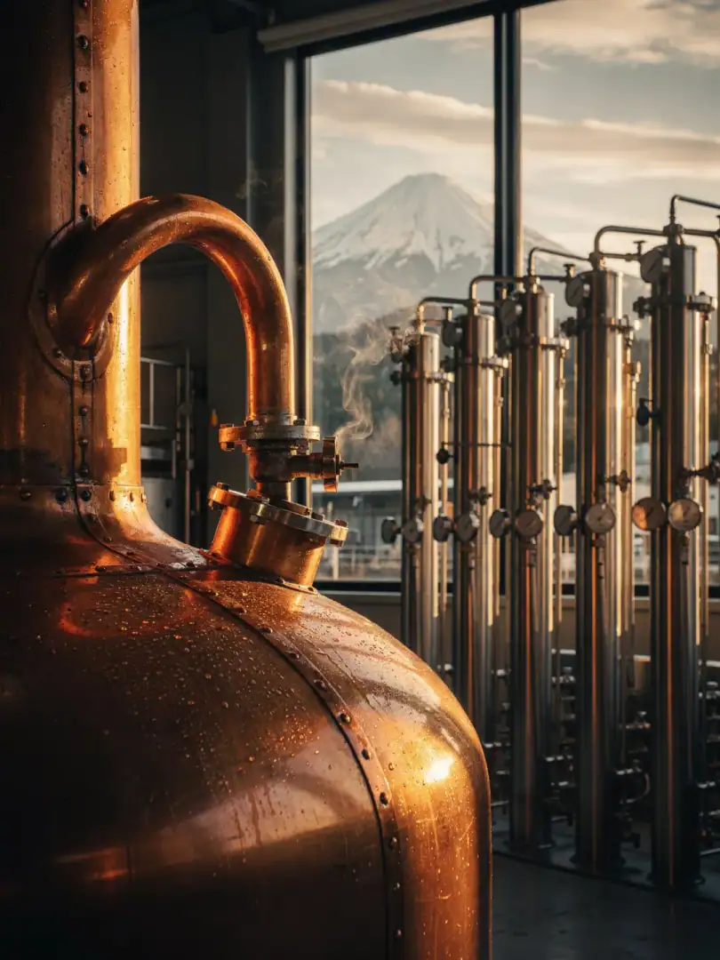 Distillation in the region Central Japan