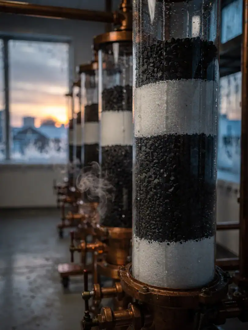 Filtration in der Region Deutscher Wodka