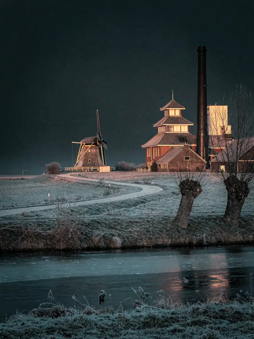 Landschaft der Region Schiedam
