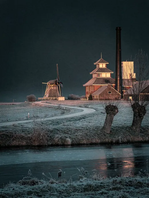 Landschaft der Region Schiedam