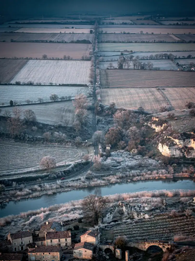 Weizenfelder der Picardie und die Charente