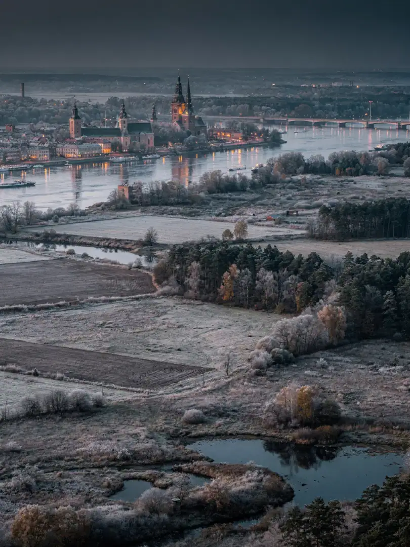 Riga an der Daugava mit Altstadt