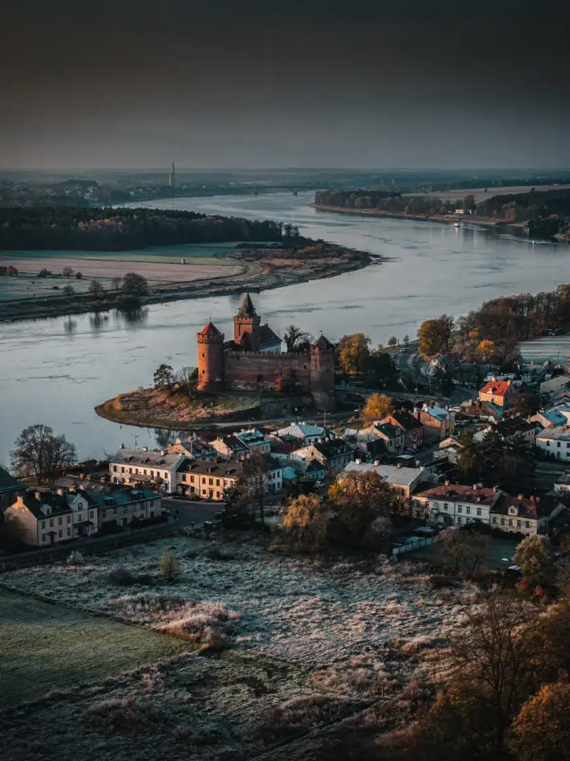 Litauens Flusslandschaft bei Kaunas