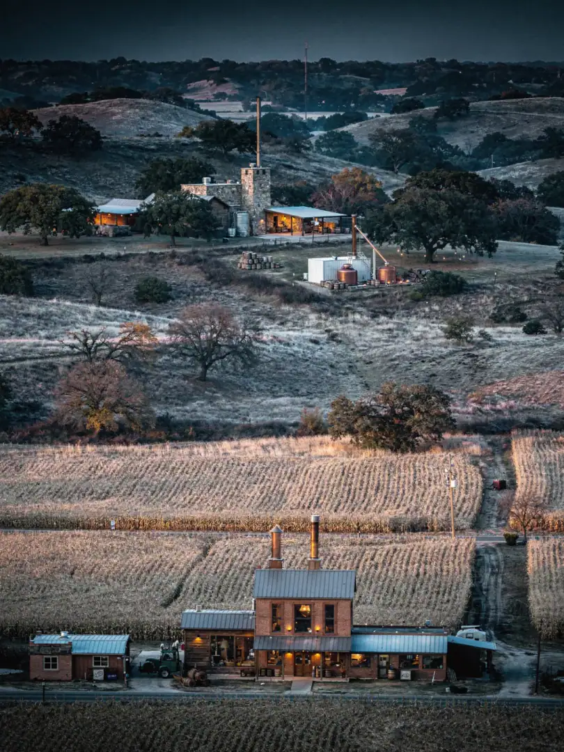 Amerikanische Landschaft von Texas bis zu den Craft-Brennereien