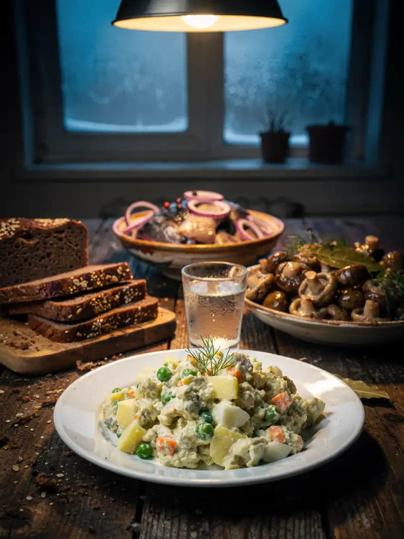 Wodka & Essen in der Region Moskau & Zentralrussland